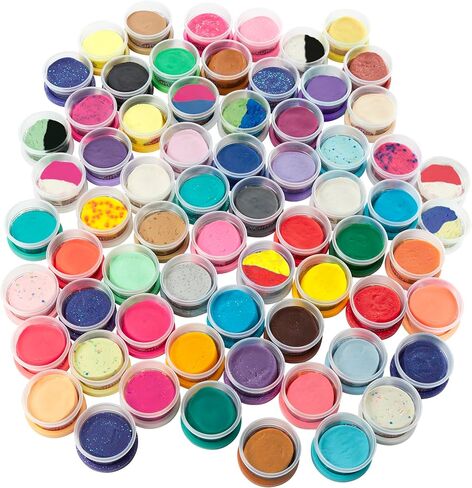 Play-Doh Ultimate Color Collection 65-Pack of Modeling Compound, Non-Toxic, 1-Ounce Fun Size Cans, Includes Sapphire, Sparkle, Confetti, Metallic Colors, and Color Burst (Amazon Exclusive) in Kuwait