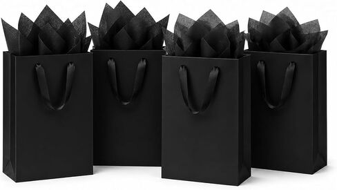 OfficeCastle 16.5" Extra Large Gift Bags with Tissue Paper, 16.5x6x12 Inch (42x15x30cm), 2 Pack Birthday Bags in Kuwait