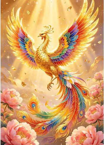 NAIMOER Dragon Diamond Painting Kits for Adults, 5D Dragon Diamond Art Kits for Adults, DIY Full Drill Diamond Painting Animals Diamond Arts for Home Decor 30x40cm in Kuwait