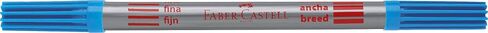Faber Castell 151110 Plastic Double-Ended Felt Tip Pen (Pack of 10) in Kuwait