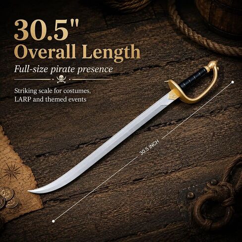 Otaku Gear Foam Sword Cosplay Weapon Prop (Pirate Sword) in Kuwait
