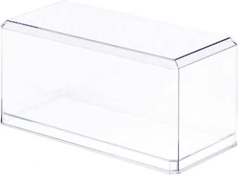 Pioneer Plastics 084C Clear Plastic Beveled Edge Display Case, 3.5" W x 3.75" D x 8" H (Mailer Box) in Kuwait