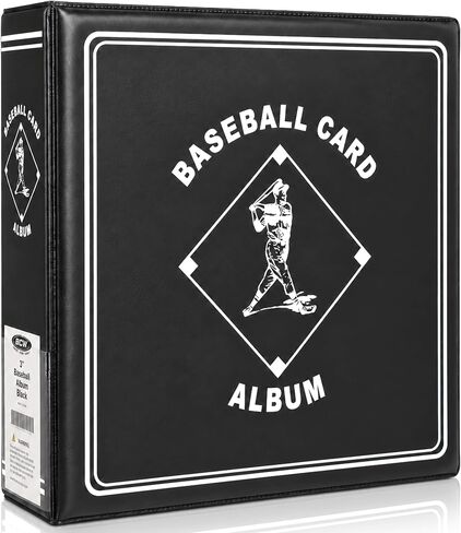 BCW Supplies Baseball Black 3" Album in Kuwait