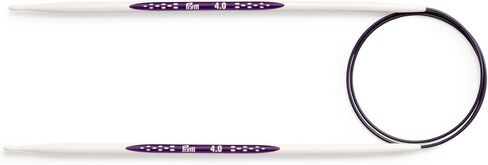 Prym 60 cm 4.00 mm Circular Knitting Pins/Needles, Ergonomic Design, 4mm x 60cm Length, 17 x 3 x 1 cm, Multi-Colour in Kuwait