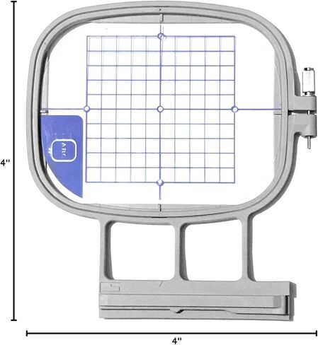 YEQIN Embroidery Hoops for Brother Innovis NQ1600E NQ1400E NQ3600D Dream Machine 2 VE2200 4000D 1500D V7 V5 VM5200 Babylock Embroidery Machine Hoop (4x4"-SA438) in Kuwait