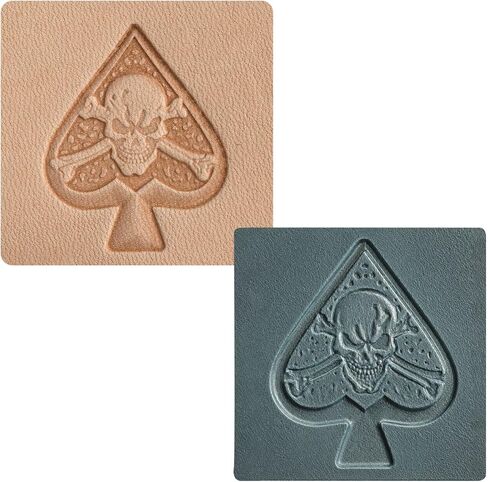 تصميم على شكل جمجمة وعظام كروس من تاوندي جلد؟ 3-D Stamp 8547-00 ملحق الشوي الداخلي/الخارجي in Kuwait