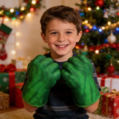 Superhero Gloves for Kids Superhero Toy Superhero Hands Kids Soft Plush Superhero Fists Cosplay for Boy Christmas Halloween Birthday Gift in Kuwait