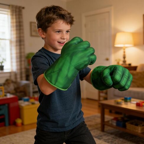 Superhero Gloves for Kids Superhero Toy Superhero Hands Kids Soft Plush Superhero Fists Cosplay for Boy Christmas Halloween Birthday Gift in Kuwait