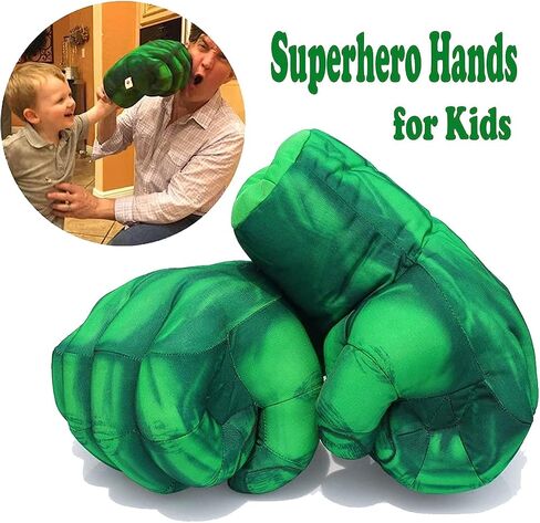 Superhero Gloves for Kids Superhero Toy Superhero Hands Kids Soft Plush Superhero Fists Cosplay for Boy Christmas Halloween Birthday Gift in Kuwait