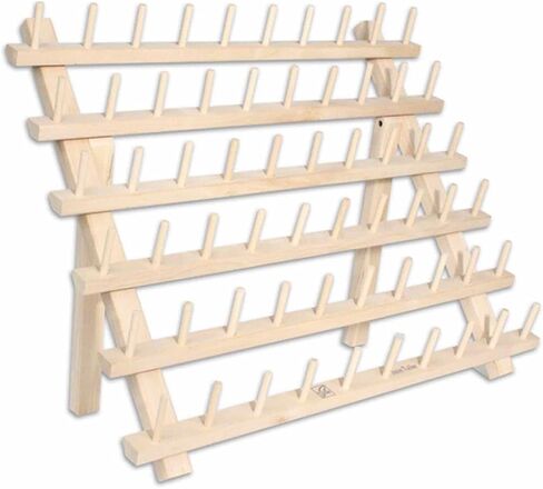 June Tailor Wood Mini-Mega Rack II 60 Spool w/Leg WooDminiMegaRakII60SpoolswLegs in Kuwait