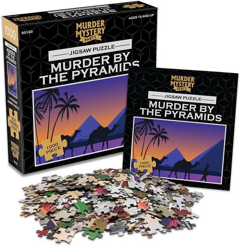 Murder Mystery Party, Classic Mystery Jigsaw Puzzle, Murder by The Pyramids, 1,000 Piece Jigsaw Puzzle in Kuwait