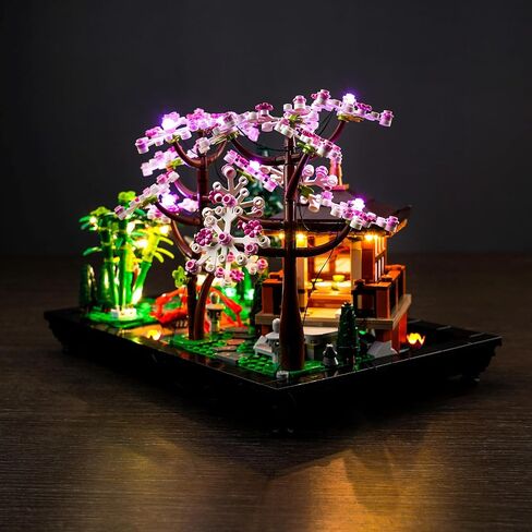 LocoLee RC LED Light Kit for Lego Tranquil Garden 10315 Zen Garden, Remote Control DIY Lighting Set Compatible with Lego Japanese Architecture 10315 Building Set (Lights Only, No Models) in Kuwait