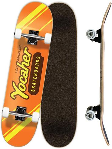 Yocaher Punked Complete Skateboards 7.75" or 8.25" or Mini Cruiser or Micro Cruiser Shapes - Pika, Candy, and Chimp Series in Kuwait