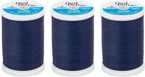 Coats Thread & Zippers Dual Duty XP 250yds 3/Box Notion, Blue in Kuwait
