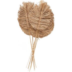 Deco 79 Dried Plant Bamboo Home Decor Natural Foliage Natural Dried Foliage, Set of 4 Foliage for Decoration 13"W, 79"H, Brown in Kuwait