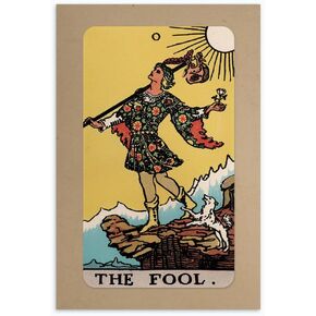 The Fool Tarot Card Poster - [11'' x 17''] in Kuwait