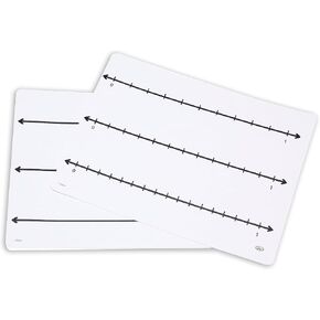 Didax-211769 Write-On/Wipe-Off Fraction Number Line Mats,Multi,11.5 x 12 x .38 inches,White in Kuwait