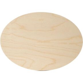 Wooden Oval Cutout 8.5 x 12 Inch, Bag of 3 Unfinished Wood Oval Cutout Shape (1/8 Inch Thick) by Woodpeckers in Kuwait