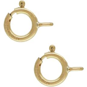 10pcs Adabele Real 1/20 14K Gold Filled 5mm (0.2 inch) Small Springring Clasp Open Jump Ring Non Tarnish for DIY Craft Jewelry Making JK3-C3 in Kuwait