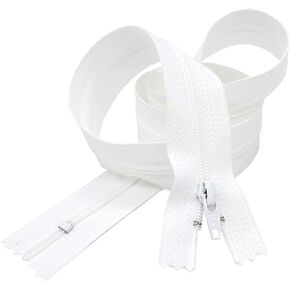#4.5 White Closed Bottom Slipcover & Upholstery YKK Zipper - Color White - Choose Your Length - Made in The United States (1 Zippers Per Pack) (20" Inches) in Kuwait