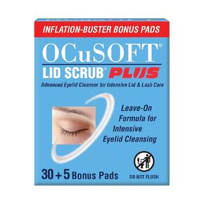 OCuSOFT Lid Scrub Plus 35 Count Inflation Buster with 5 Extra Pads in Kuwait
