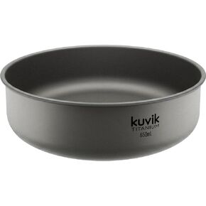 Kuvik 650ml Titanium Bowl - Ultralight and Compact Stove for Backpacking, Camping, and Survival in Kuwait