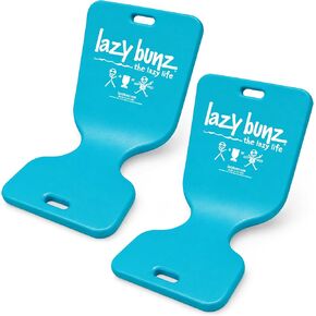 TRC Recreation Lazy Bunz Vinyl Foam Saddle Swimming Pool Floats for Adults and Children with Pool Float Seat Handles, Teal (2 Pack) in Kuwait
