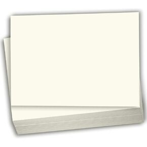Hamilco 6x6 Cream White Scrapbook Cardstock Paper 80lb Cover Card Stock 100 Pack in Kuwait