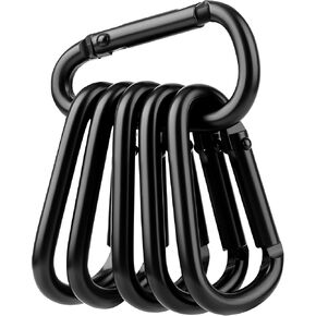Booms Fishing CC2 Carabiner Clip, 2.3" Small Carabiner Keychain, Multi-use Aluminium D Ring Caribeener Clips in Kuwait