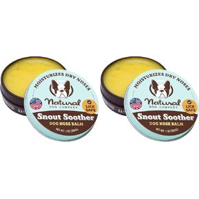 Natural Dog Company Snout Soother - Dog Nose Balm, Travel Stick, 0.15 oz., Dog Balm for Paws and Nose, Moisturizes & Soothes Dry Cracked Noses, Plant Based Nose Cream for Dogs in Kuwait