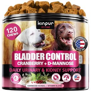180 Cranberry Chews - Dog Cranberry Supplement - Natural Aid for Urinary Tract, Bladder, Kidney Health - Immune Support for Dogs of All Ages and Breeds - American Quality - Duck Flavor in Kuwait
