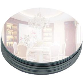 Murrey Home 12 Pack Mirror Centerpieces for Tables, 8" Round Mirrors for Centerpieces Wedding Party Mirror Tiles Christmas Decorations, 2MM in Kuwait
