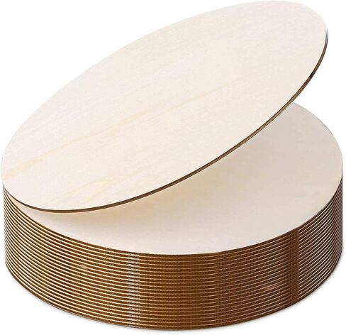 40Pcs Unfinished Square 4x4 Inch Wood Pieces, Blank Wooden Cutouts for Crafts,Squares Cutout Tiles Unfinished Wood Cup Coasters Natural Slices Wooden Square Cutouts for Ornaments Home Decoration in Kuwait