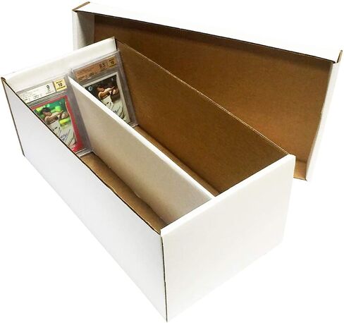(5) Graded Shoe 2-Row Cardboard Storage Boxes - Baseball, Football, Basketball, Hockey, Nascar, Sportscards, Gaming & Trading Cards Collecting Supplies by MAX PRO - GSB in Kuwait