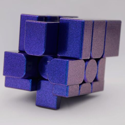 Bukefuno GAN Mirror M UV 3x3 مكعب السرعة Gans 3x3x3 2022 مرآة مكعب مغناطيسي GAN مرآة UV لغز مكعبات اللون الأرجواني (إصدار الأشعة فوق البنفسجية) in Kuwait
