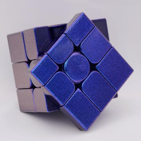 Bukefuno GAN Mirror M UV 3x3 مكعب السرعة Gans 3x3x3 2022 مرآة مكعب مغناطيسي GAN مرآة UV لغز مكعبات اللون الأرجواني (إصدار الأشعة فوق البنفسجية) in Kuwait