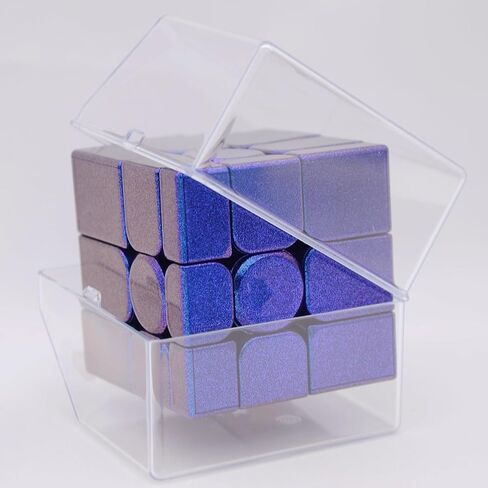 Bukefuno GAN Mirror M UV 3x3 مكعب السرعة Gans 3x3x3 2022 مرآة مكعب مغناطيسي GAN مرآة UV لغز مكعبات اللون الأرجواني (إصدار الأشعة فوق البنفسجية) in Kuwait