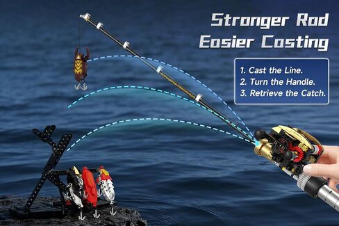 Fishing Boat Building Blocks Sets, Pirate Ship Sea Fishing Building Block Toy Set Collection Show, Creative Gifts Toys for Boys and Girl Ages 6-12 Years Old and up, 645 PCS in Kuwait