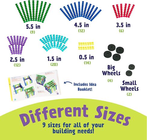 POPULAR PLAYTHINGS Playstix Starter Set Construction Toy Building Blocks 80 Piece Kit in Kuwait
