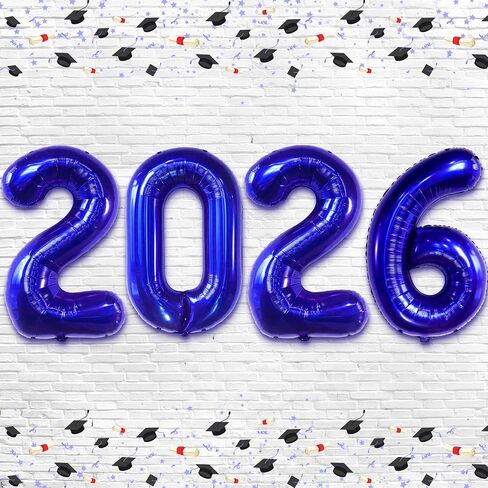KatchOn, Blue 2023 Balloons Numbers - Giant, 40 Inch | Graduation Decorations 2023 | Blue 2023 Balloons for Graduation Party Decorations | Class of 2023 Balloons Decorations, Grad Party Decorations in Kuwait