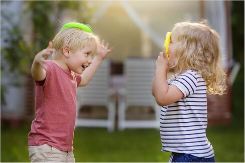 GONGE Activity Rings Multipurpose for Balance, Juggling, Throwing, Rhythmic Exercises and Gymnastics Set of 6 in Different Vibrant Colors in Kuwait