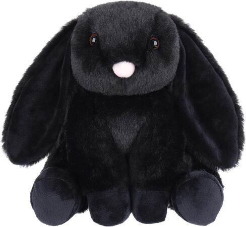 Apricot Lamb Toys Plush Black Bunny Rabbit Stuffed Animal with Fluffy Soft Ears (Black Bunny, 8 Inches) in Kuwait