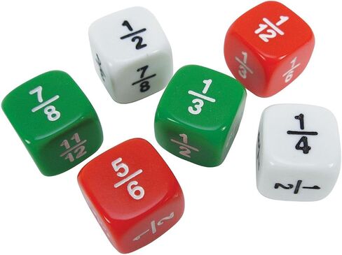 EAI Education Fraction Dice - Set of 36 in Kuwait