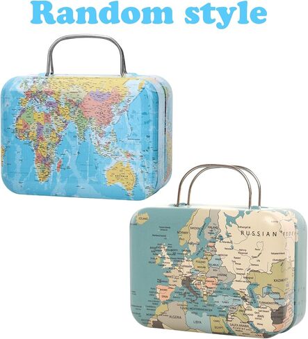 Miunana 29pcs Doll Travel Clothes and Accessories Blue Trunk Suitcase 2 Girl Doll Clothes 1 Boy Doll Clothes 8 Life Accessories 12 Wash Accessories Telescope Sunglasses （Not Include Doll） in Kuwait