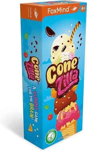Foxmind Games: ConeZILLA, Ice Cream Memory Card Game, Fun Educational Game for Kids, Family, and Friends, First Player to 10 Scoops Wins, for Ages 6 and Up in Kuwait