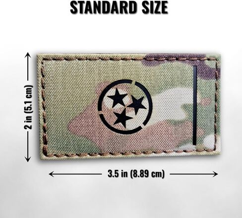IR Multicam Tennessee State Flag 2x3.5 Infrared OCP IFF Tactical Morale Touch Fastener Patch in Kuwait