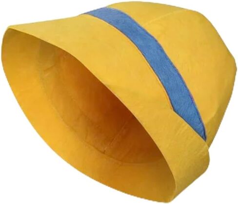 Kids Puppet Hat with Feather Yellow Summer Hats Cosplay Costume Prop in Kuwait