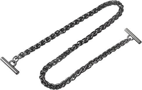 uxcell Iron Flat Chain Strap, 55" Handbag Chains Accessories Purse Chain Straps with Toggle Clasps for Shoulder Bags Cross Body DIY, Gold Tone in Kuwait