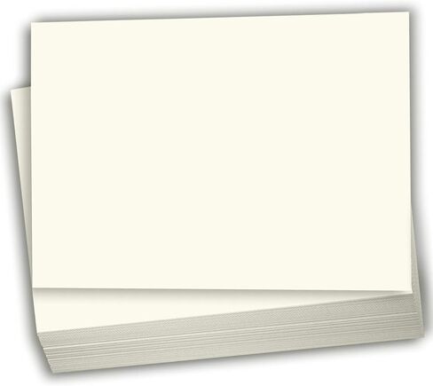 Hamilco 6x6 Cream White Scrapbook Cardstock Paper 80lb Cover Card Stock 100 Pack in Kuwait