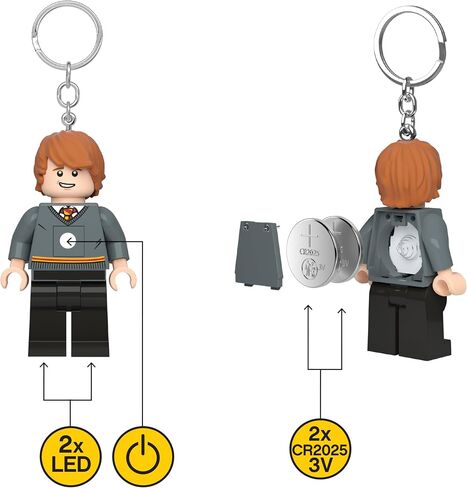 LEGO Harry Potter Keychain Light - Ron Weasley - 3 Inch Tall Figure (KE200) in Kuwait